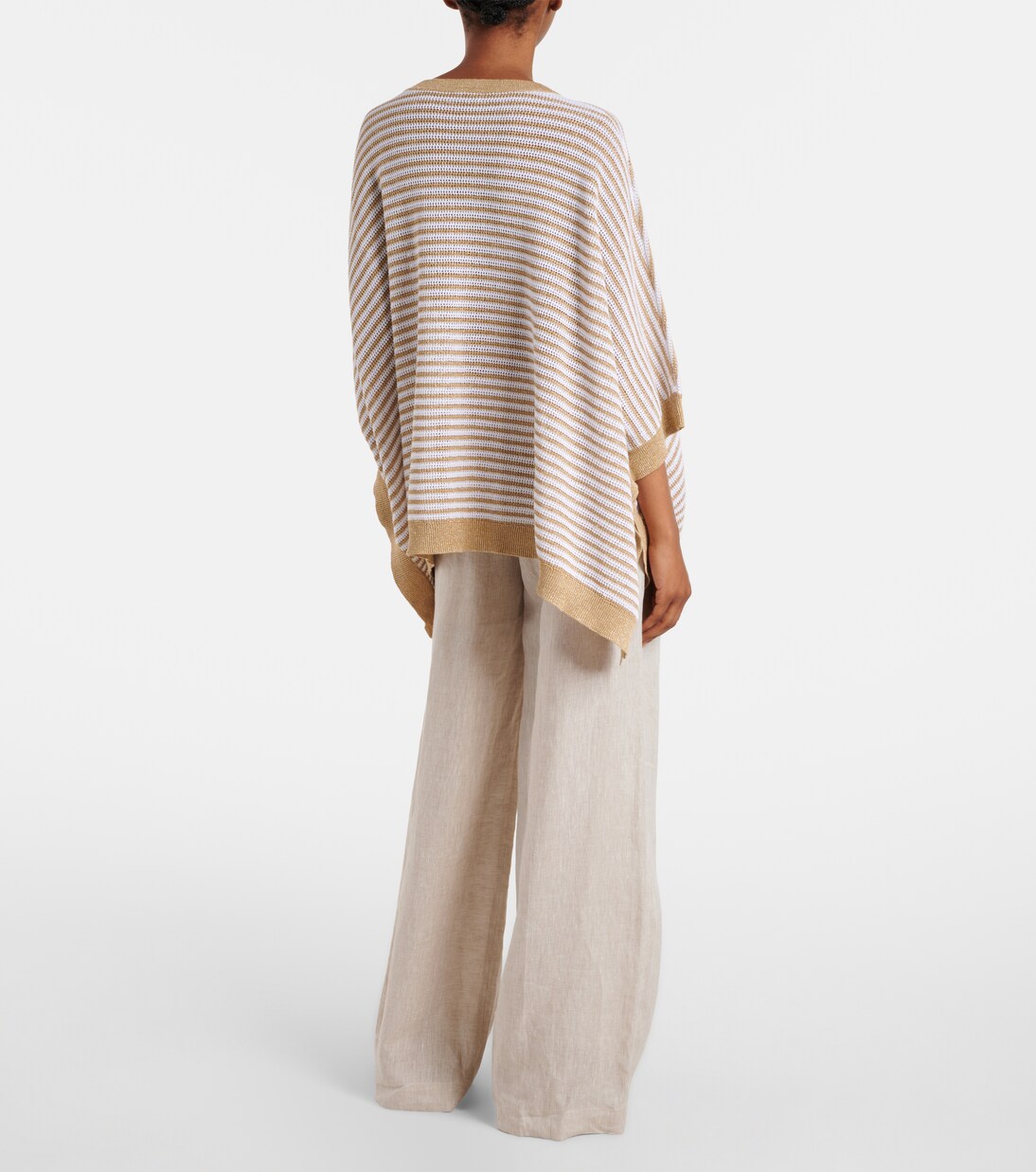 Knitted striped top | Brunello Cucinelli