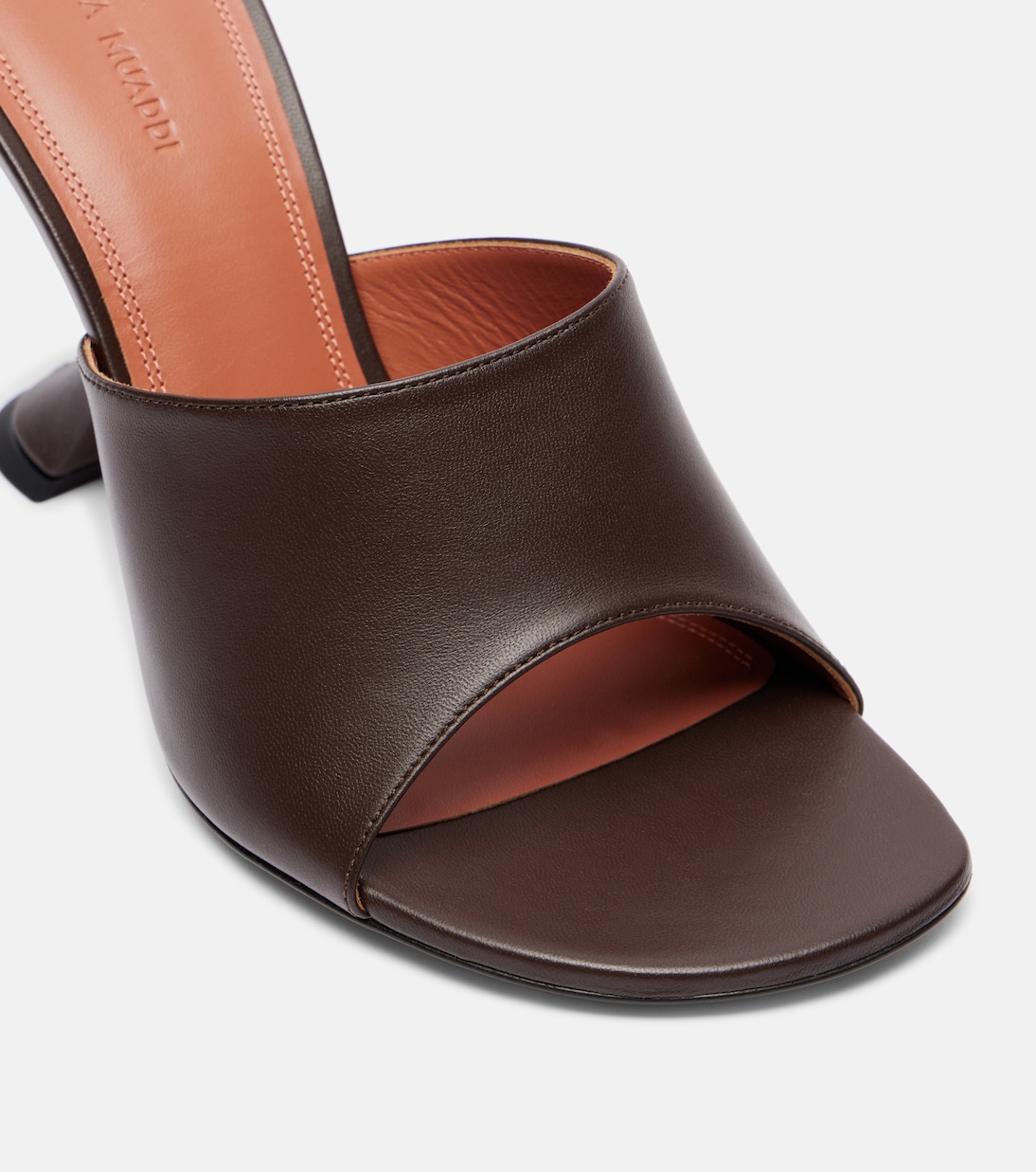 Taylor 90 leather mules | Amina Muaddi