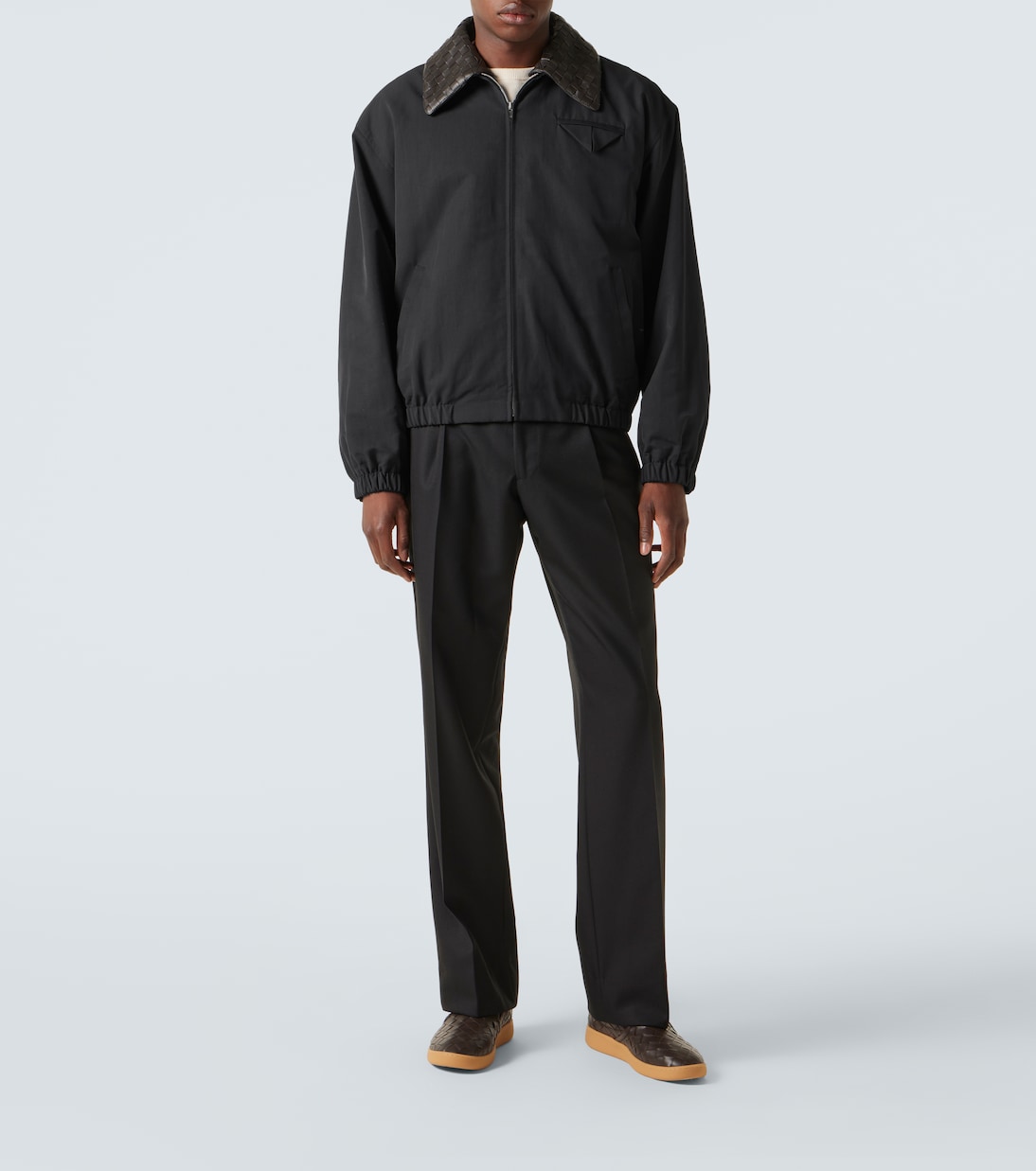 Sawyer Intrecciato leather slip-on shoes | Bottega Veneta