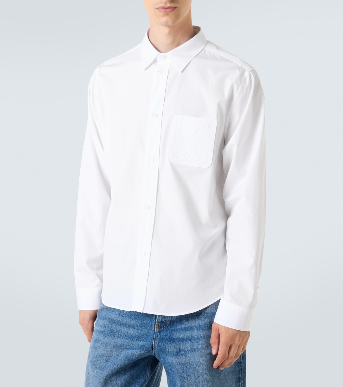 Anagram cotton poplin shirt | Loewe