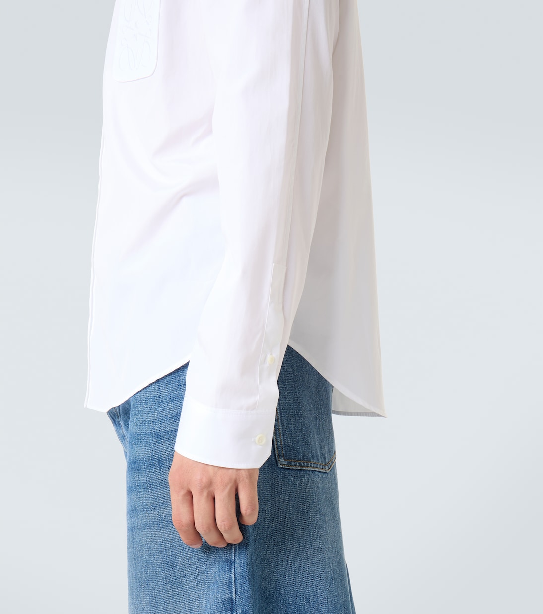 Anagram cotton poplin shirt | Loewe