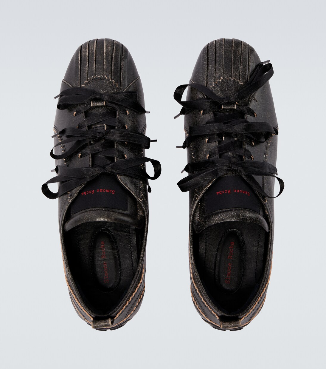 Ballerina Grip leather sneakers | Simone Rocha