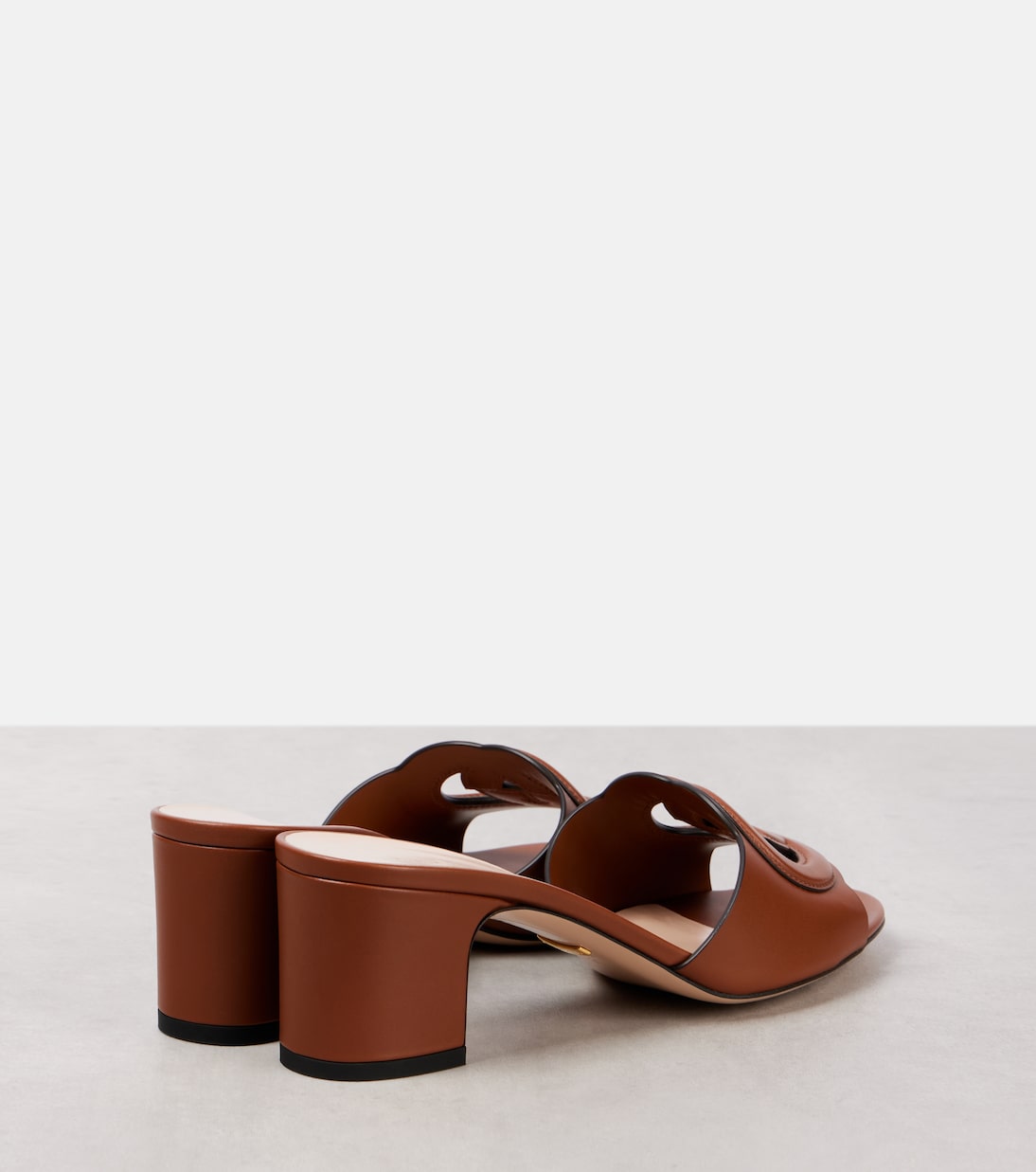 Interlocking G leather mules | Gucci