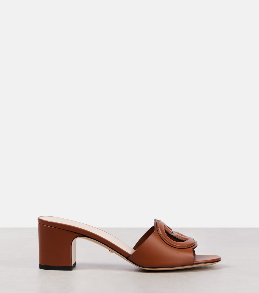 Interlocking G leather mules | Gucci