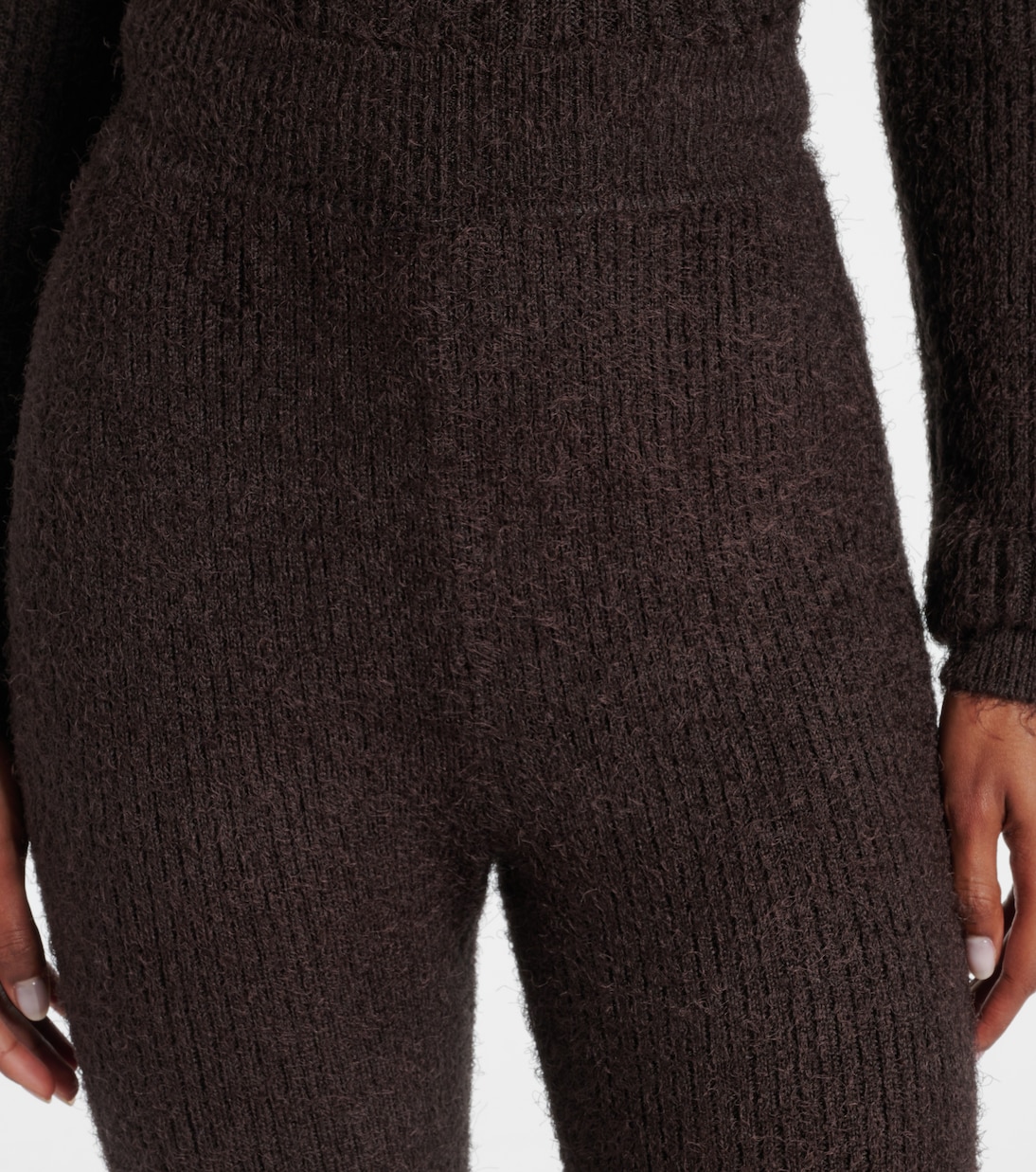 Pantalon évasé en soie et cachemire | Loro Piana