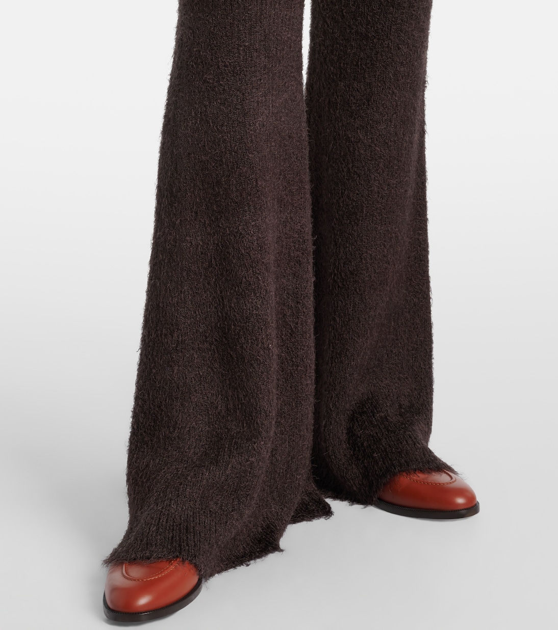 Pantalon évasé en soie et cachemire | Loro Piana