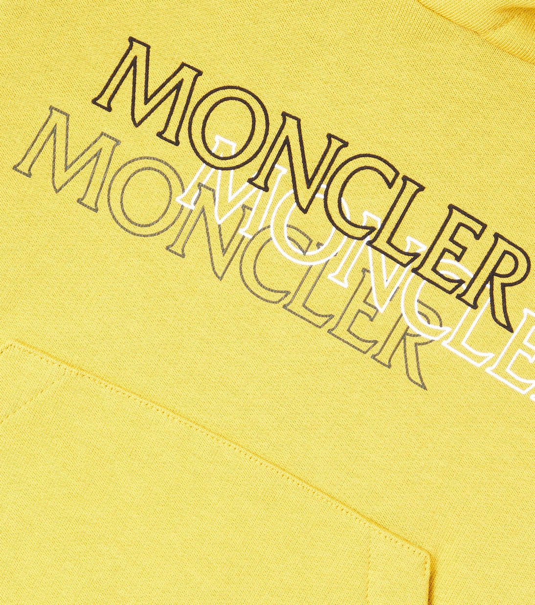 Logo cotton jersey hoodie | Moncler Enfant