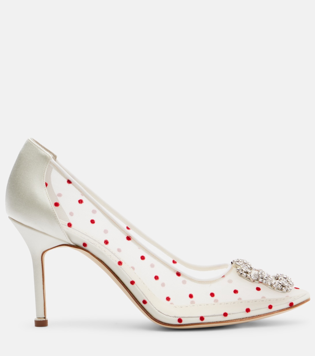 Hangisi 90 polka-dot embellished pumps | Manolo Blahnik