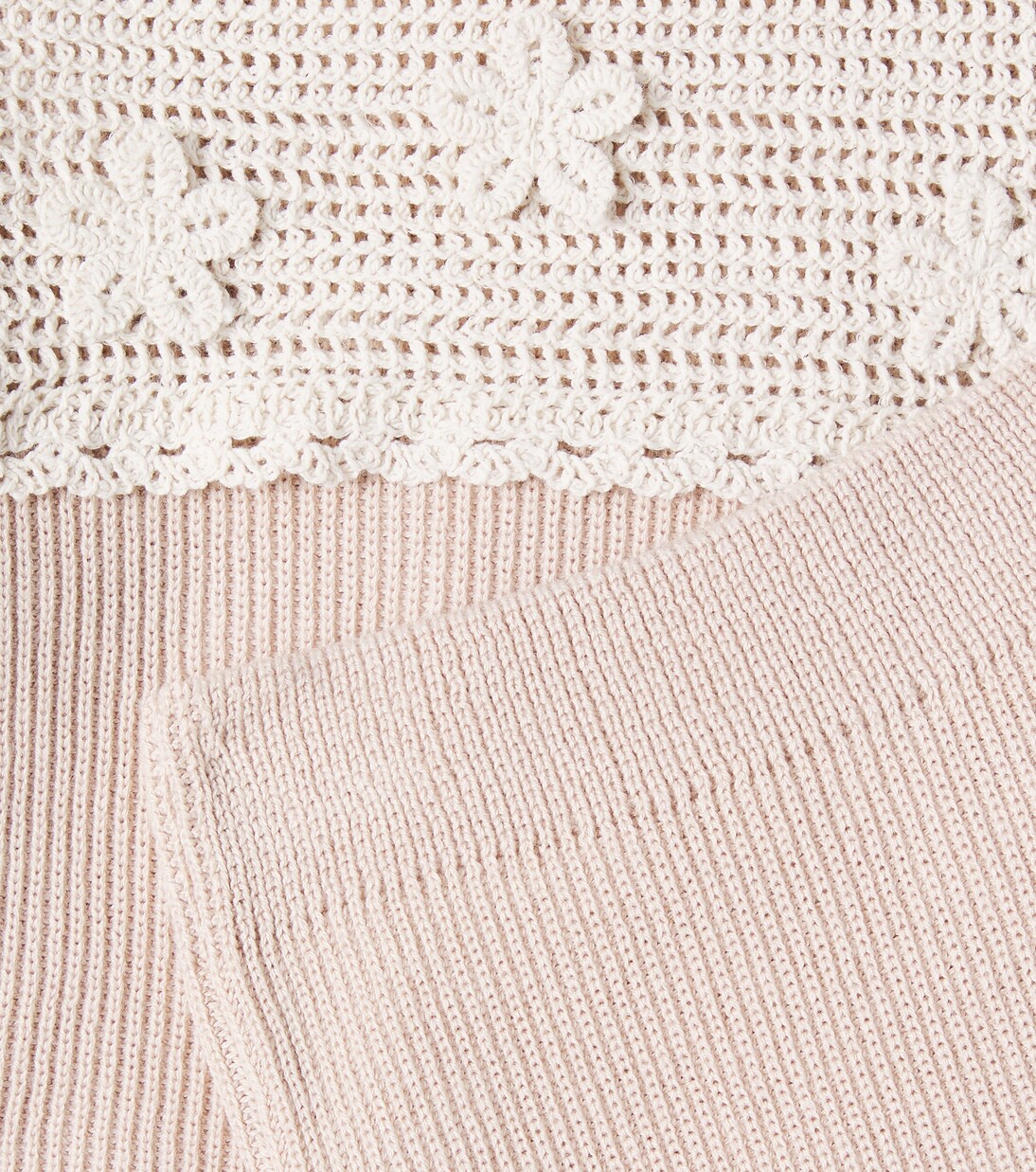 Baby Lucette set of cotton sweater and pants | Bebe Organic