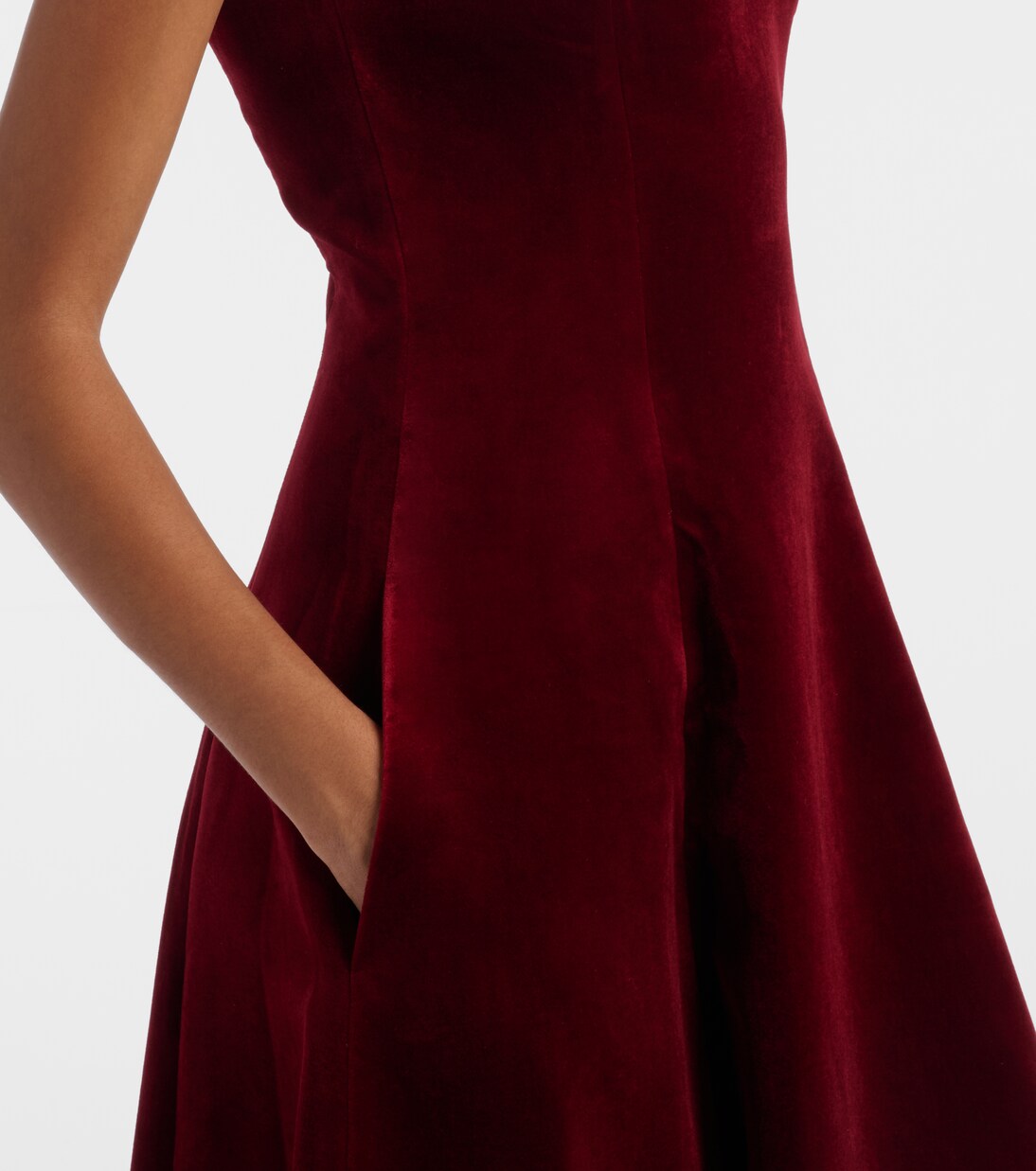 Nodin cotton velvet gown | Emilia Wickstead