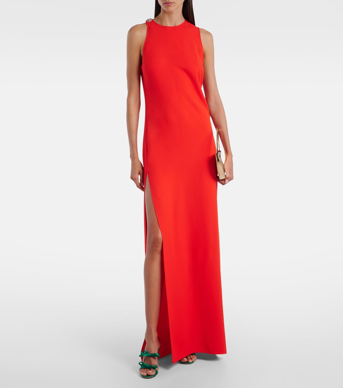 Soave 85 bow-detail satin mules | Aquazzura