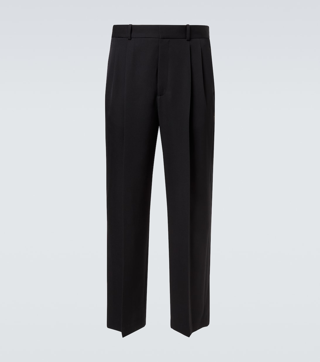 Zev virgin wool straight pants | The Row