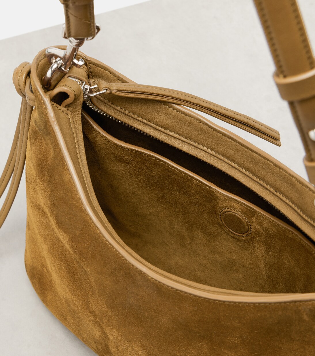 Gig Small suede shoulder bag | Phoebe Philo