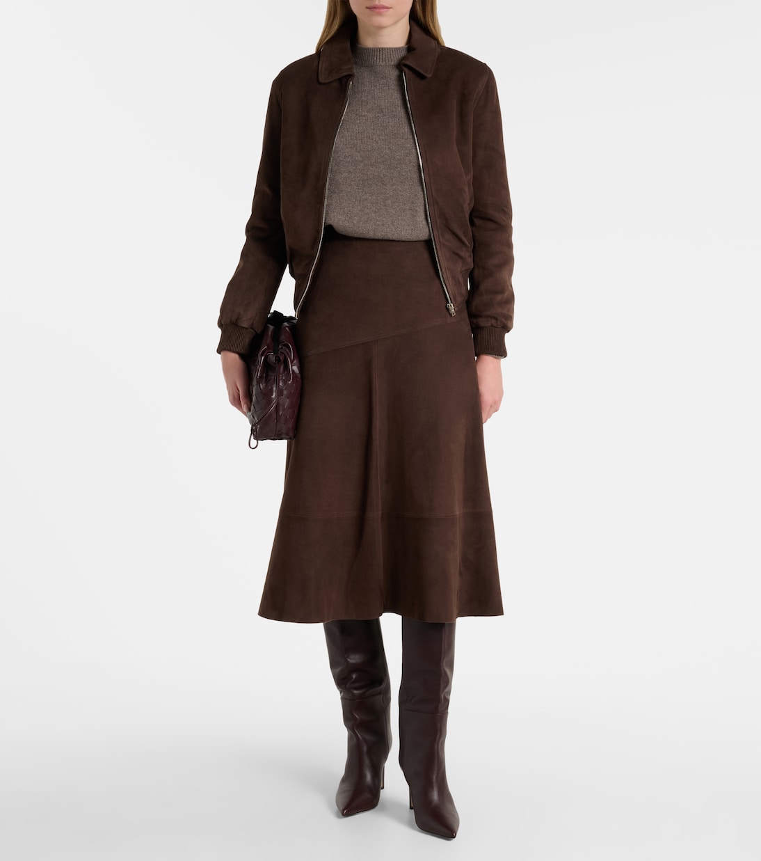 Bomberjacke aus Veloursleder | Yves Salomon