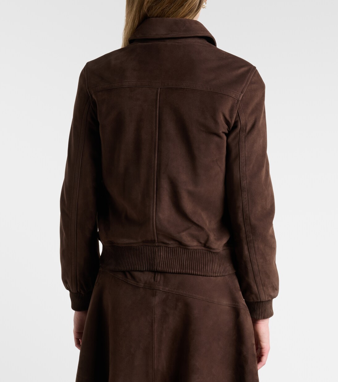 Bomberjacke aus Veloursleder | Yves Salomon