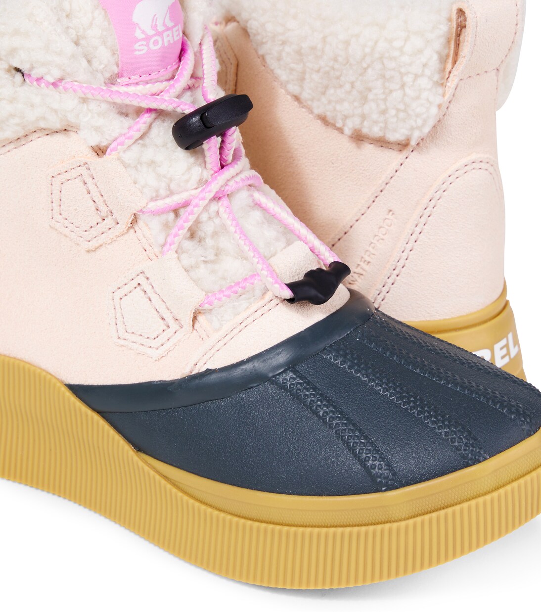 Out N About™ shearling-trimmed suede boots | Sorel Kids