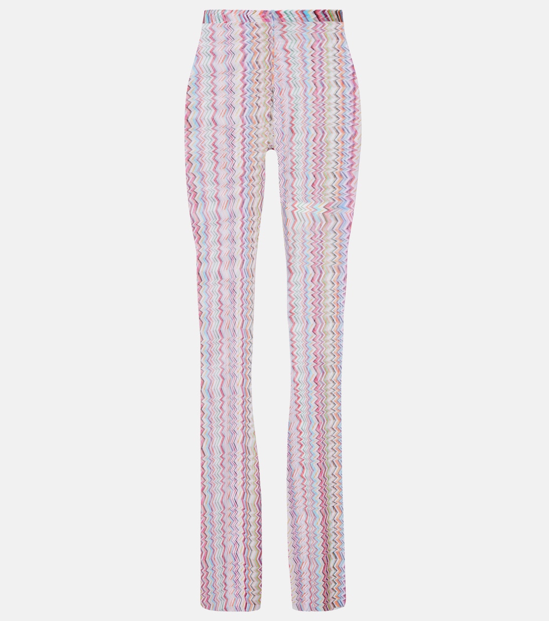 Pantalon slim Zigzag à taille haute | Missoni