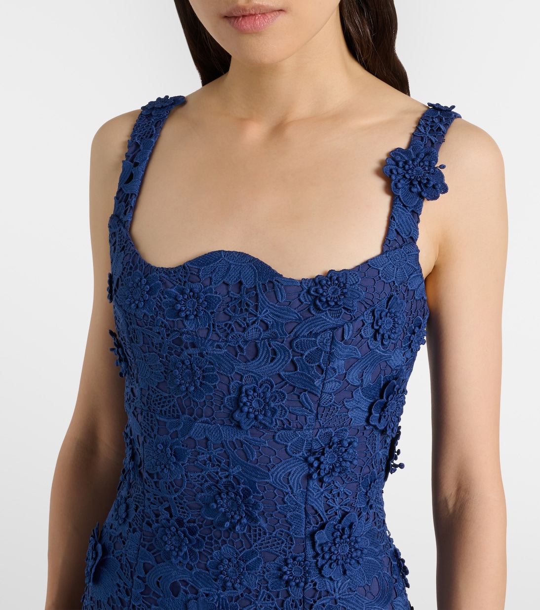 Odette lace midi dress | Leo Lin