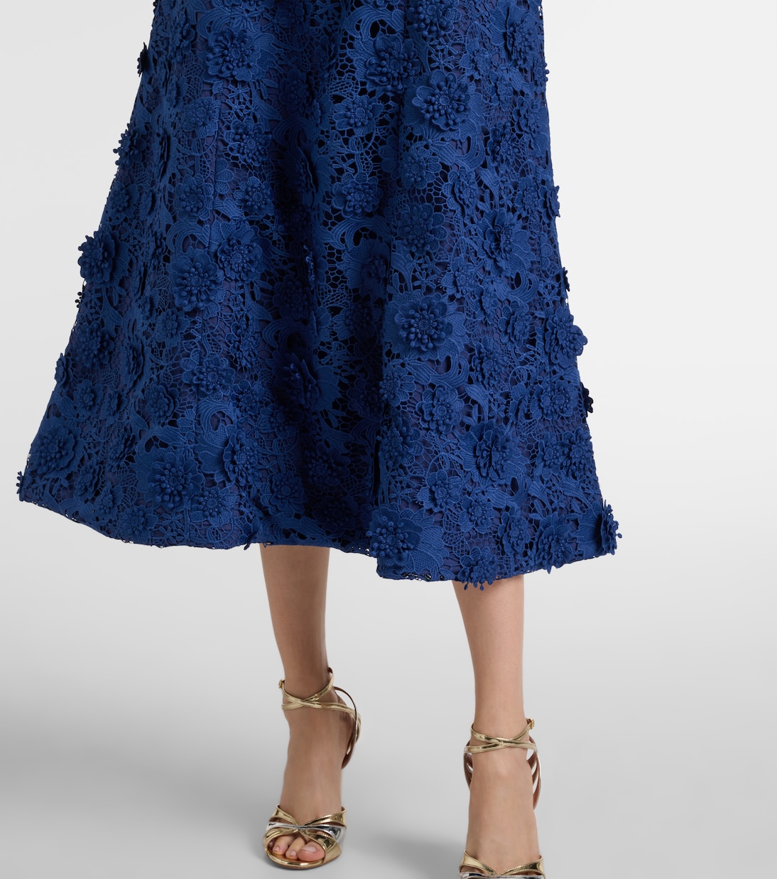 Odette lace midi dress | Leo Lin