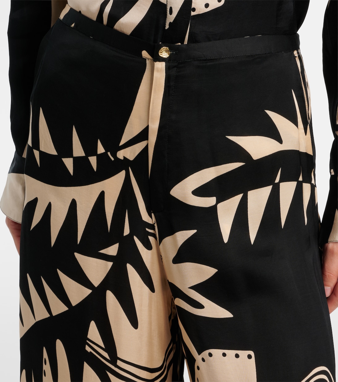 Clea printed wide-leg pants | Poupette St Barth
