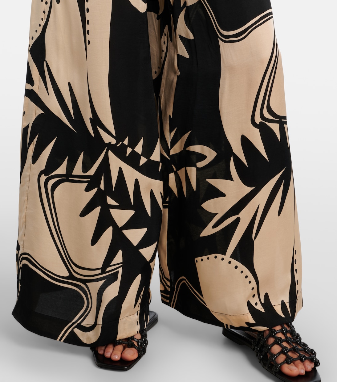 Clea printed wide-leg pants | Poupette St Barth
