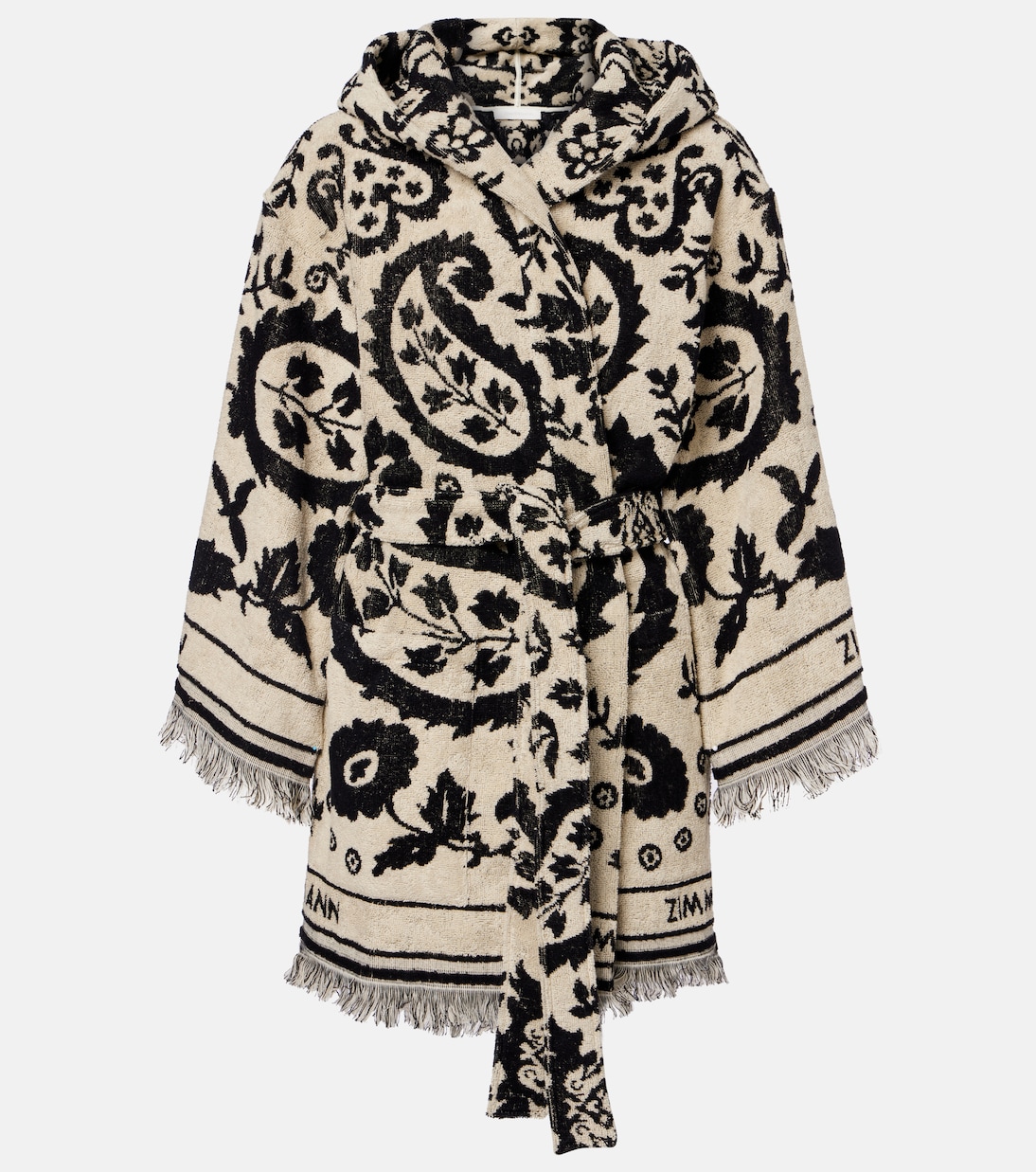 Wanderlust cotton terry wrap robe | Zimmermann