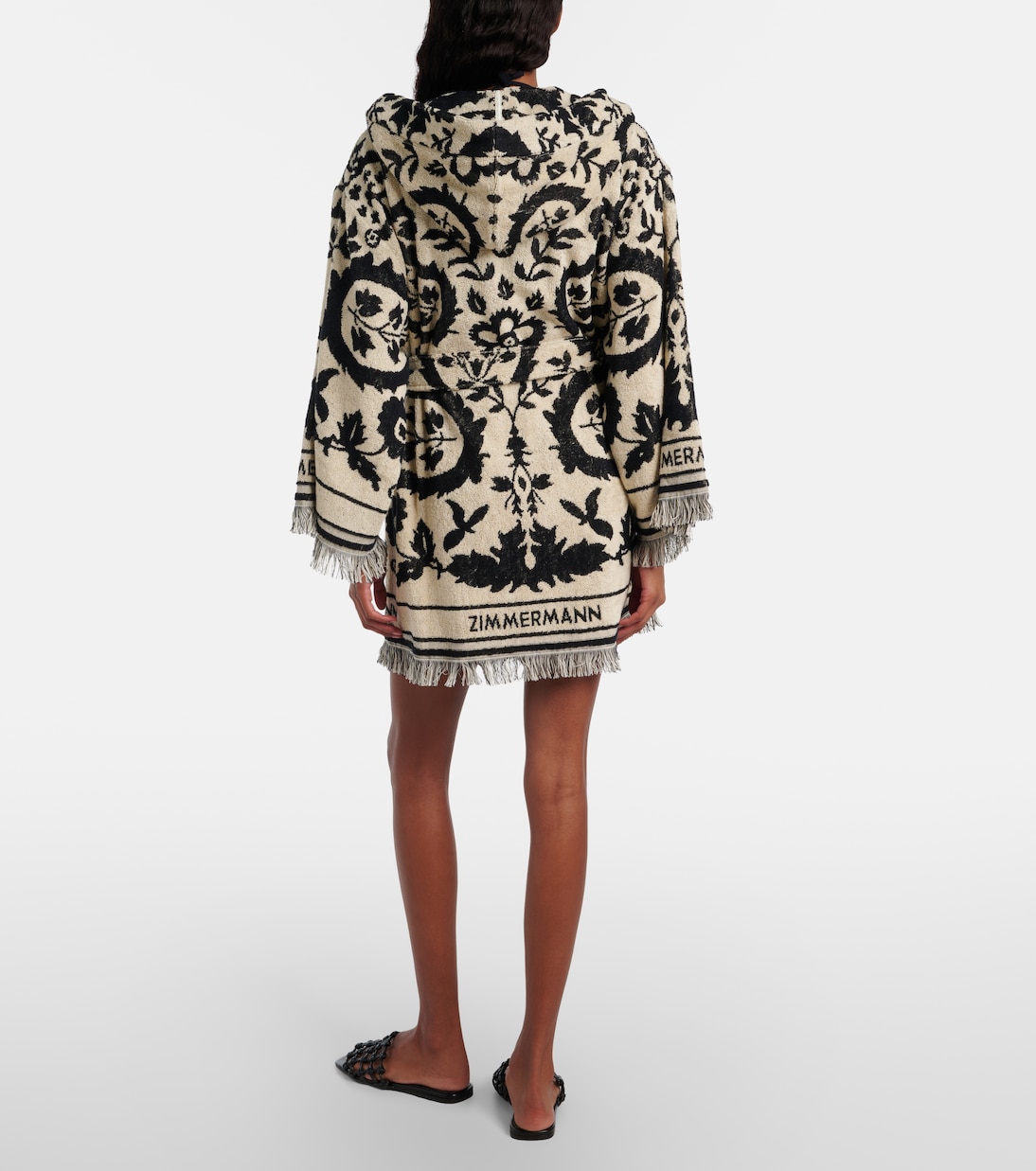 Wanderlust cotton terry wrap robe | Zimmermann