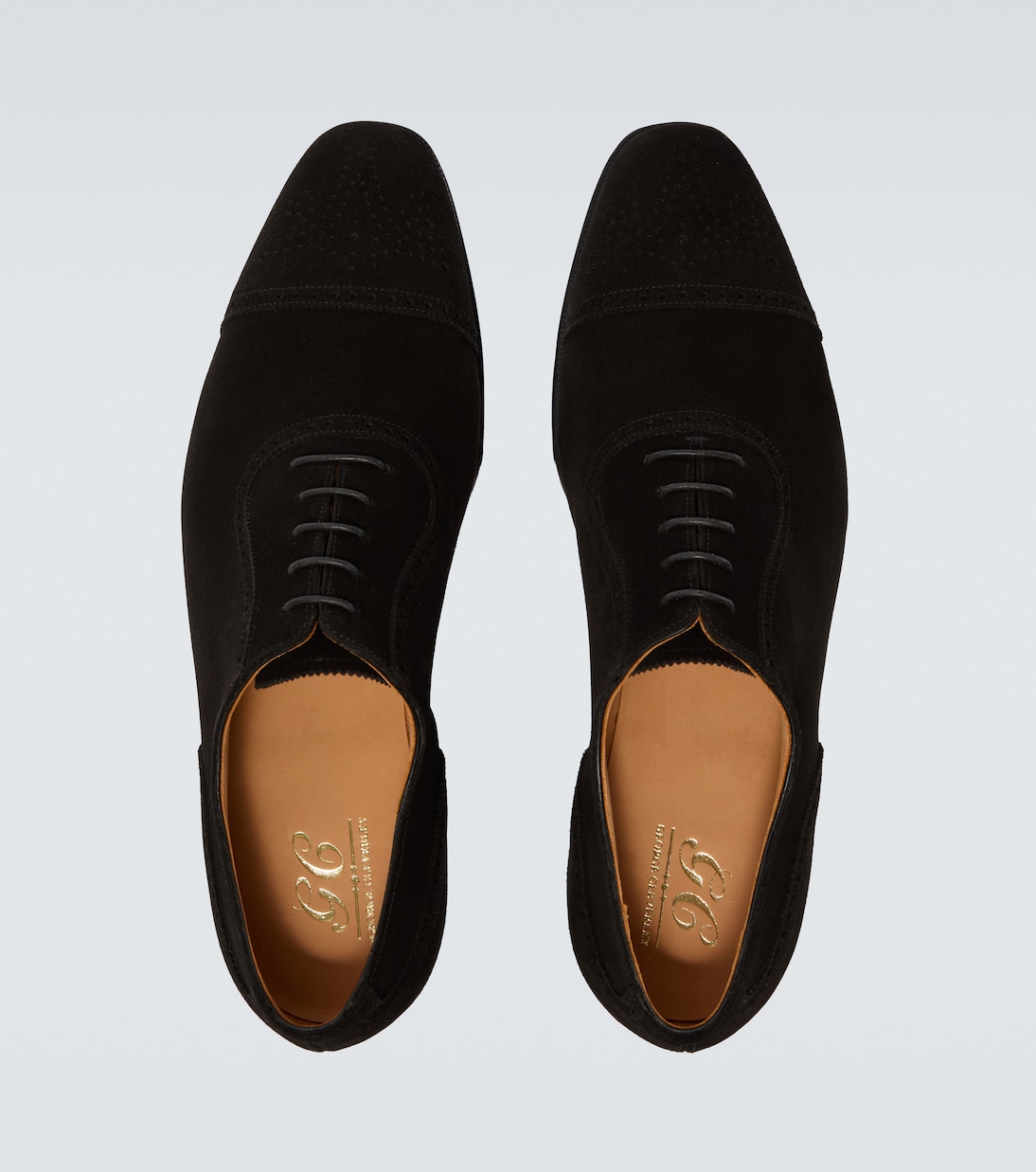 Schnürschuhe Adam aus Veloursleder | George Cleverley