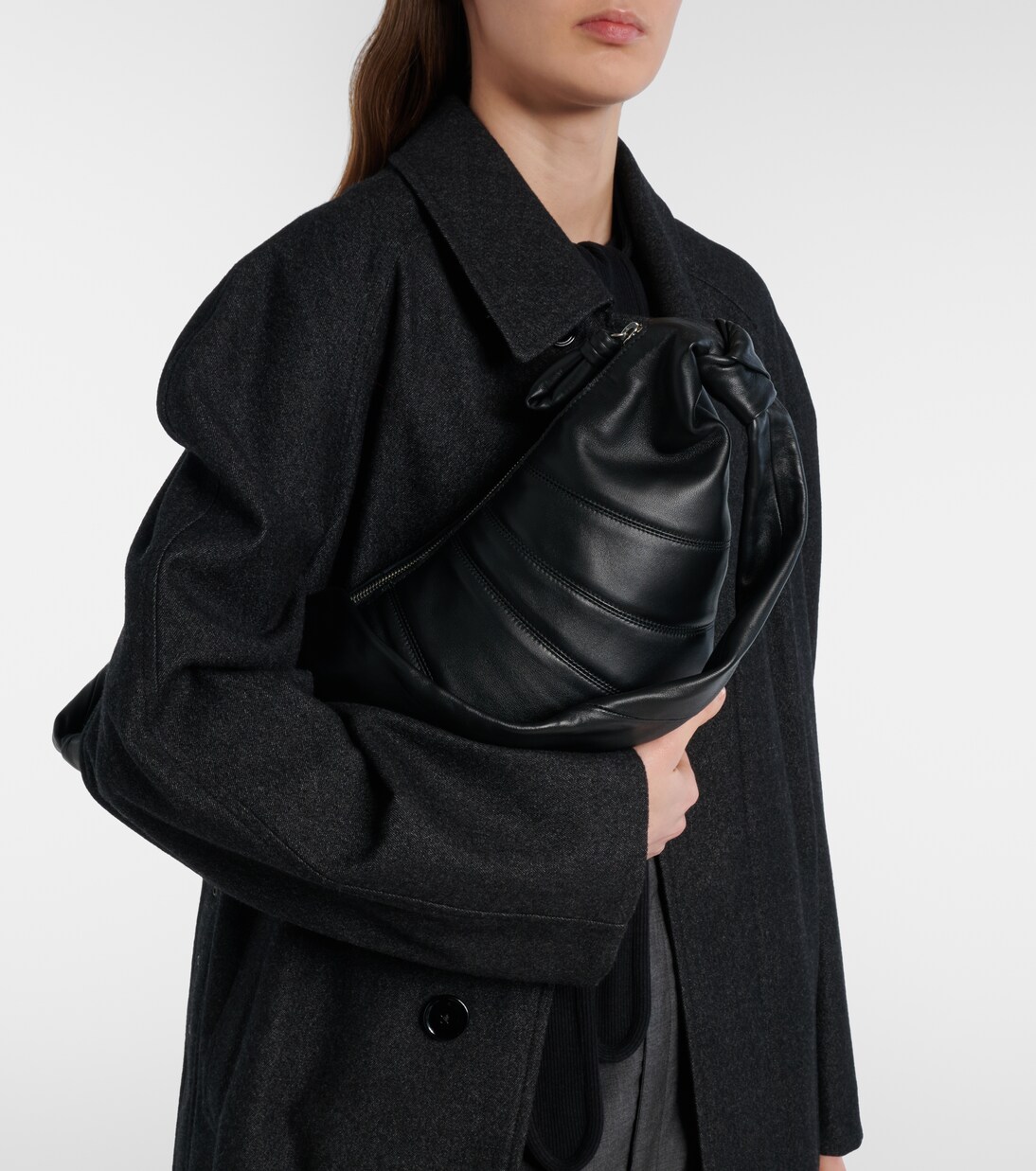 Croissant Medium leather bag | Lemaire