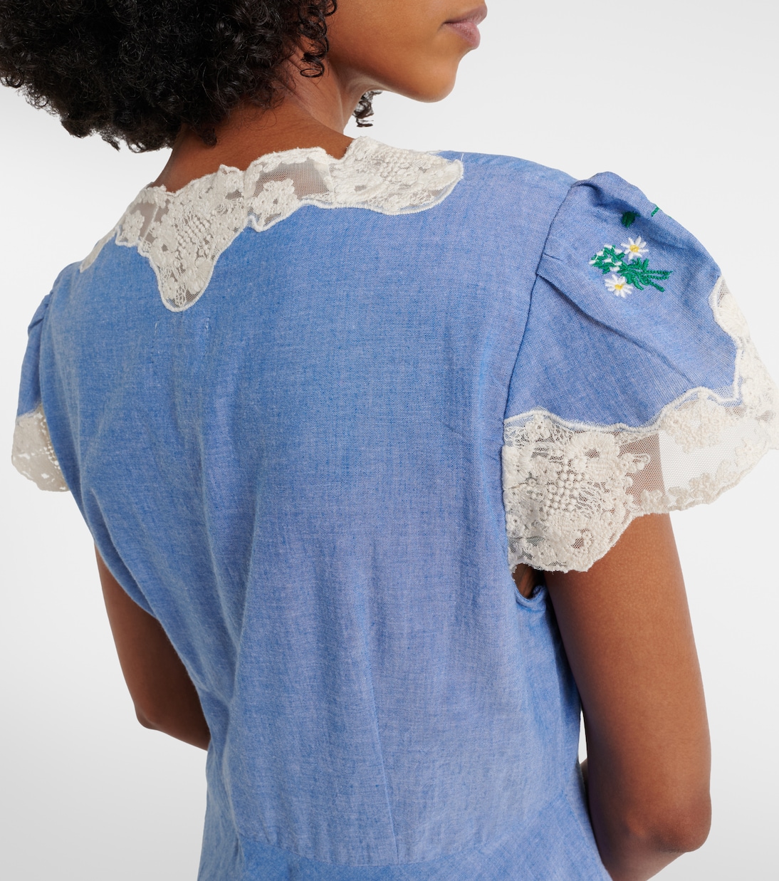 Amari floral lace-trimmed midi dress | Rixo