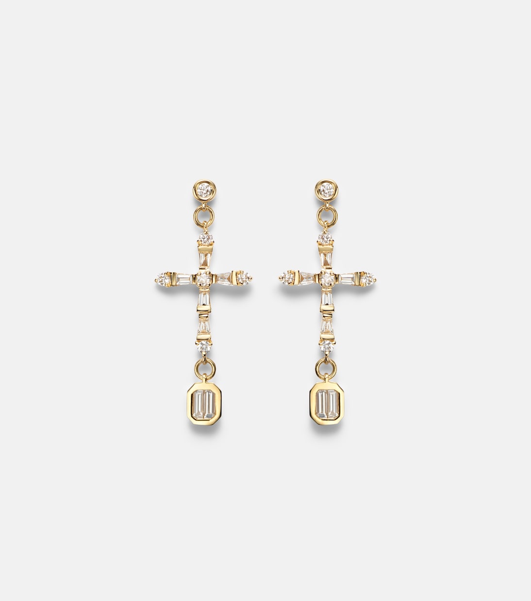 Boucles d’oreilles en or 18 ct (750/1000) avec diamants | Shay Jewelry