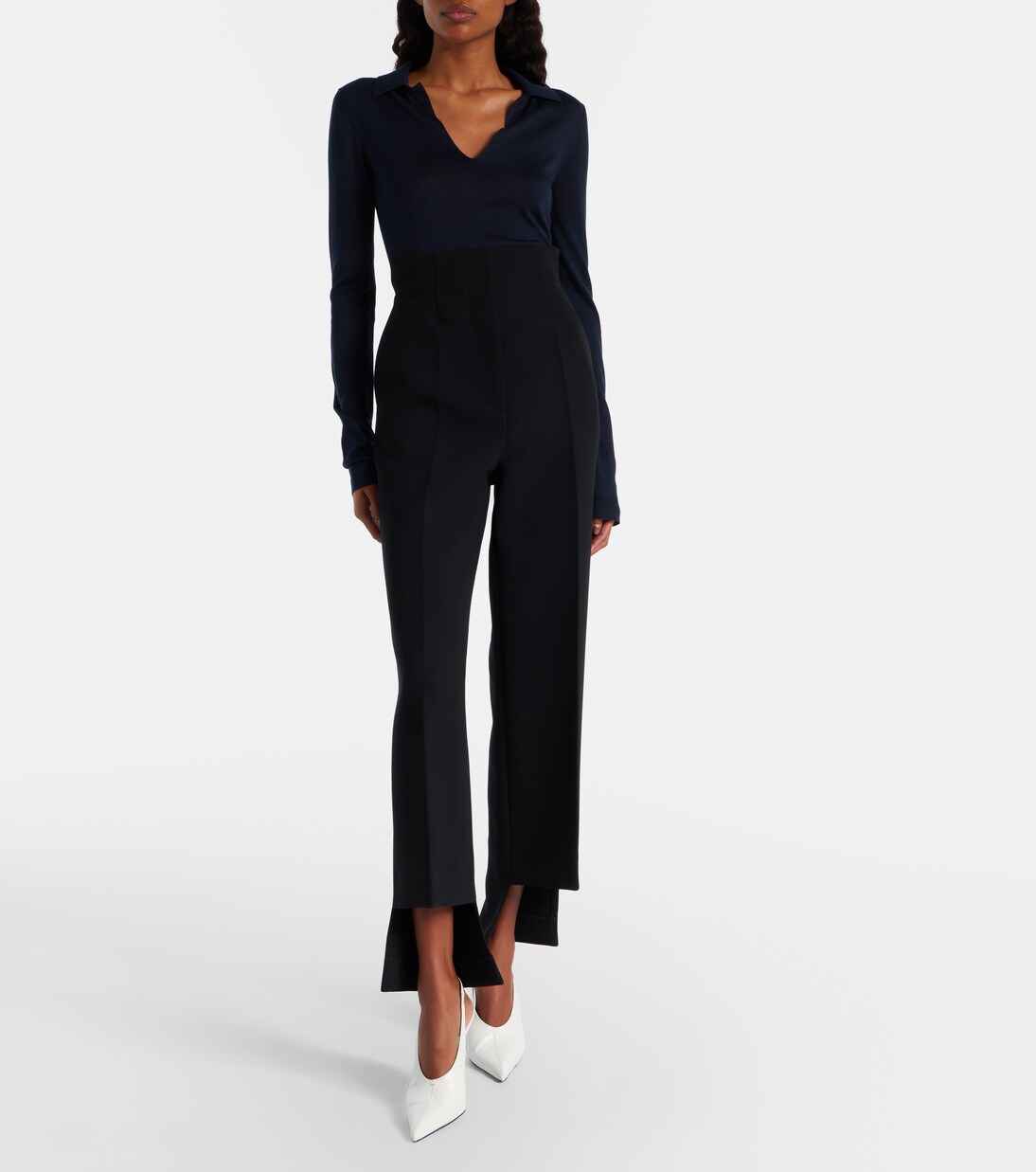 Bella 100 leather slingback pumps  | Khaite