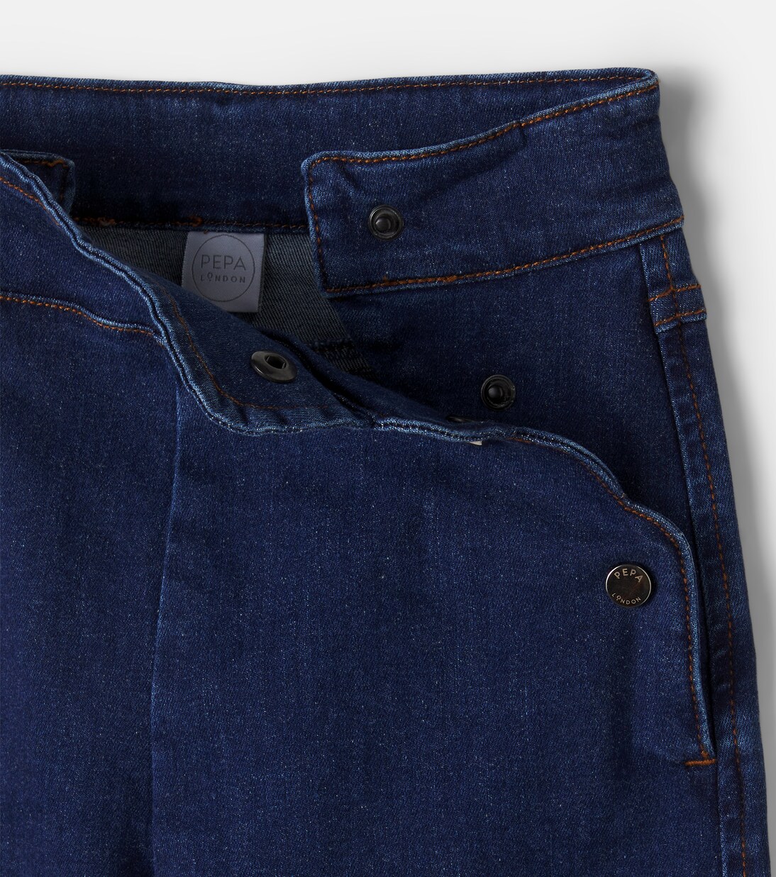 Scalloped wide-leg jeans | Pepa London