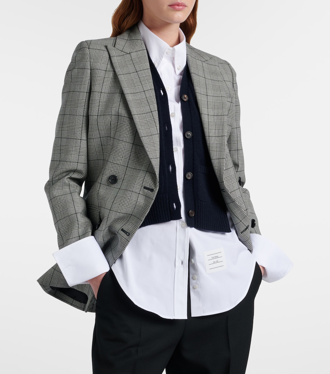 Chemise en coton à logo | Thom Browne