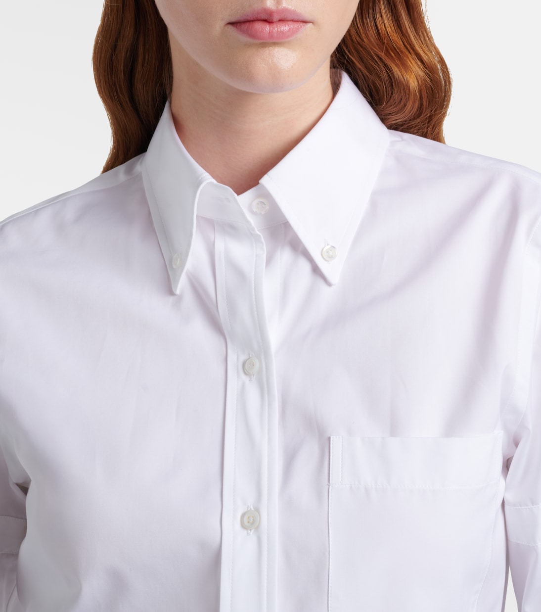 Chemise en coton à logo | Thom Browne