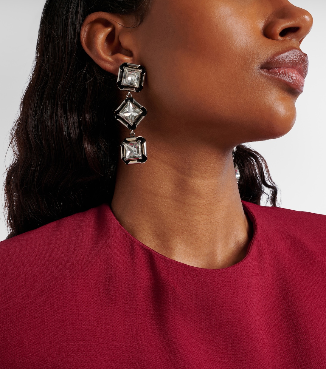 Crystal-embellished drop earrings | Givenchy