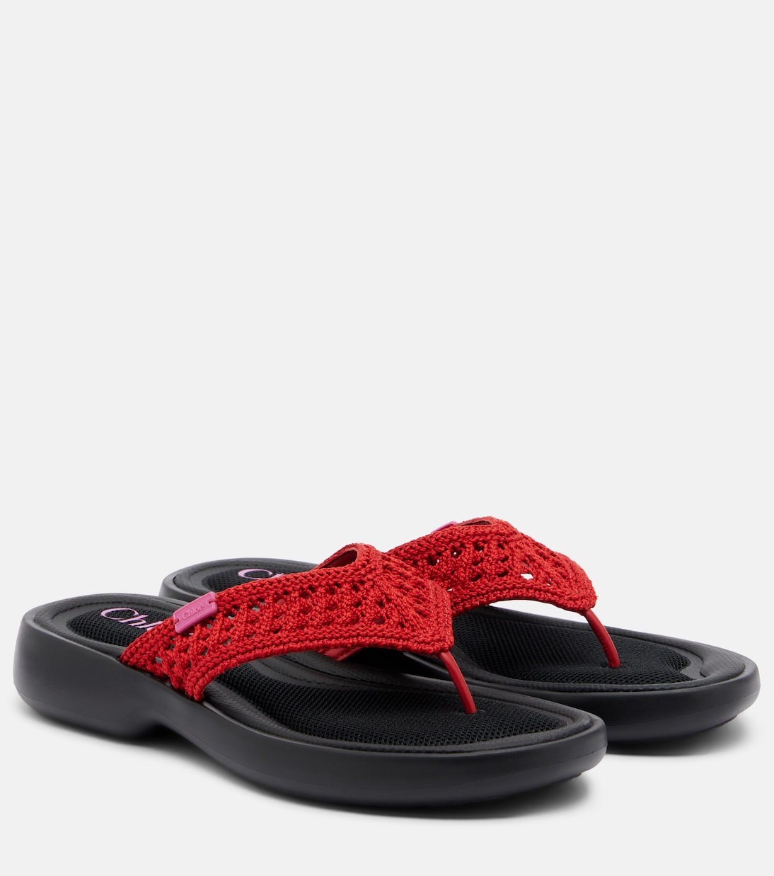 Poolette crochet thong sandals | Chloé