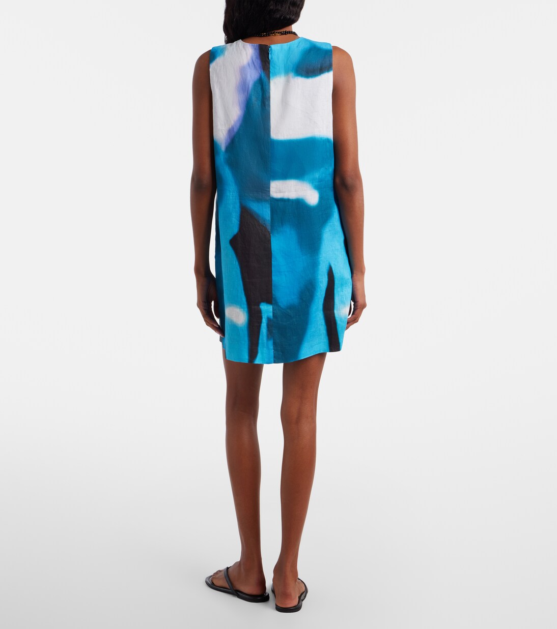 Brea printed linen minidress | Staud