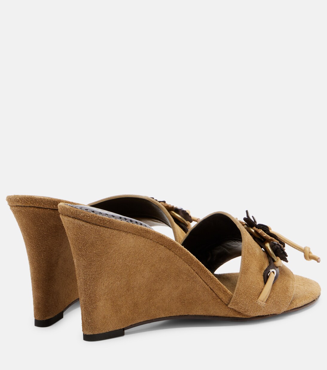 Wedge-Pantoletten Anee aus Veloursleder | Isabel Marant