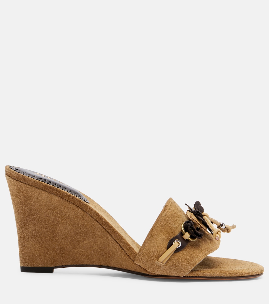 Wedge-Pantoletten Anee aus Veloursleder | Isabel Marant