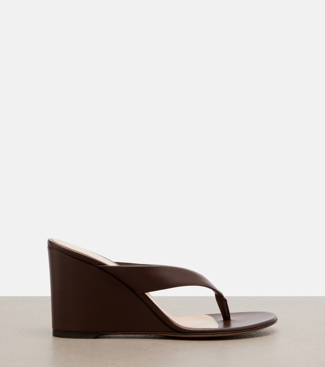 Wedge-Sandalen aus Leder | Gianvito Rossi