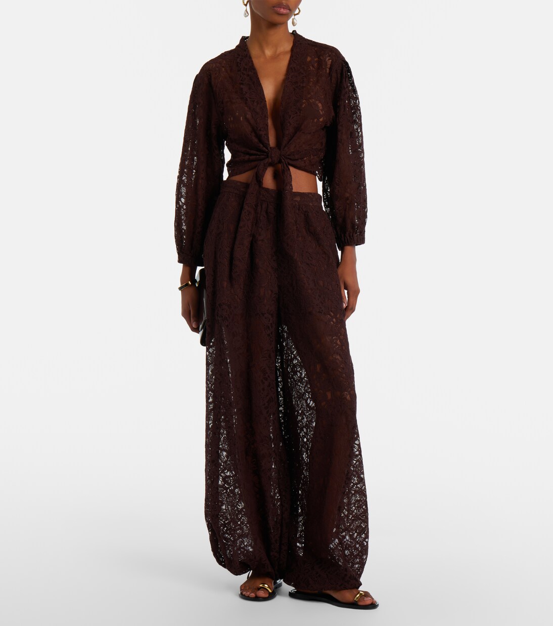 Ballonhose mit Spitze | Adriana Degreas