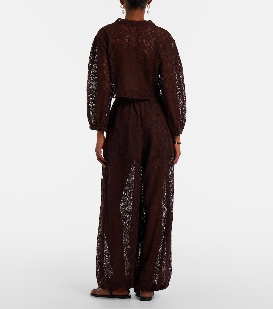 Ballonhose mit Spitze | Adriana Degreas