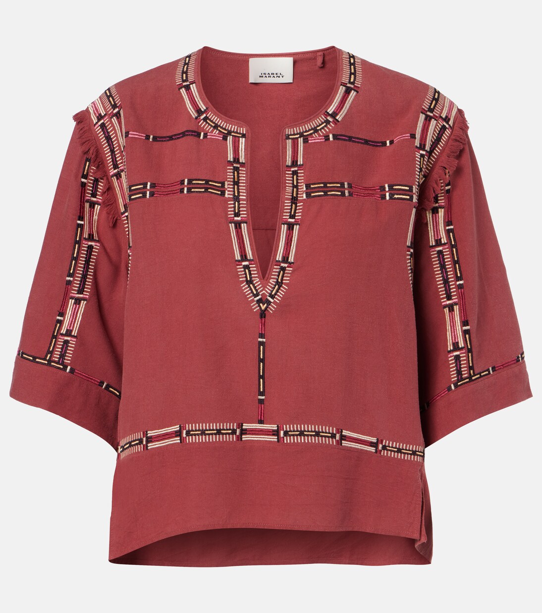 Fiosa embroidered silk blouse | Isabel Marant
