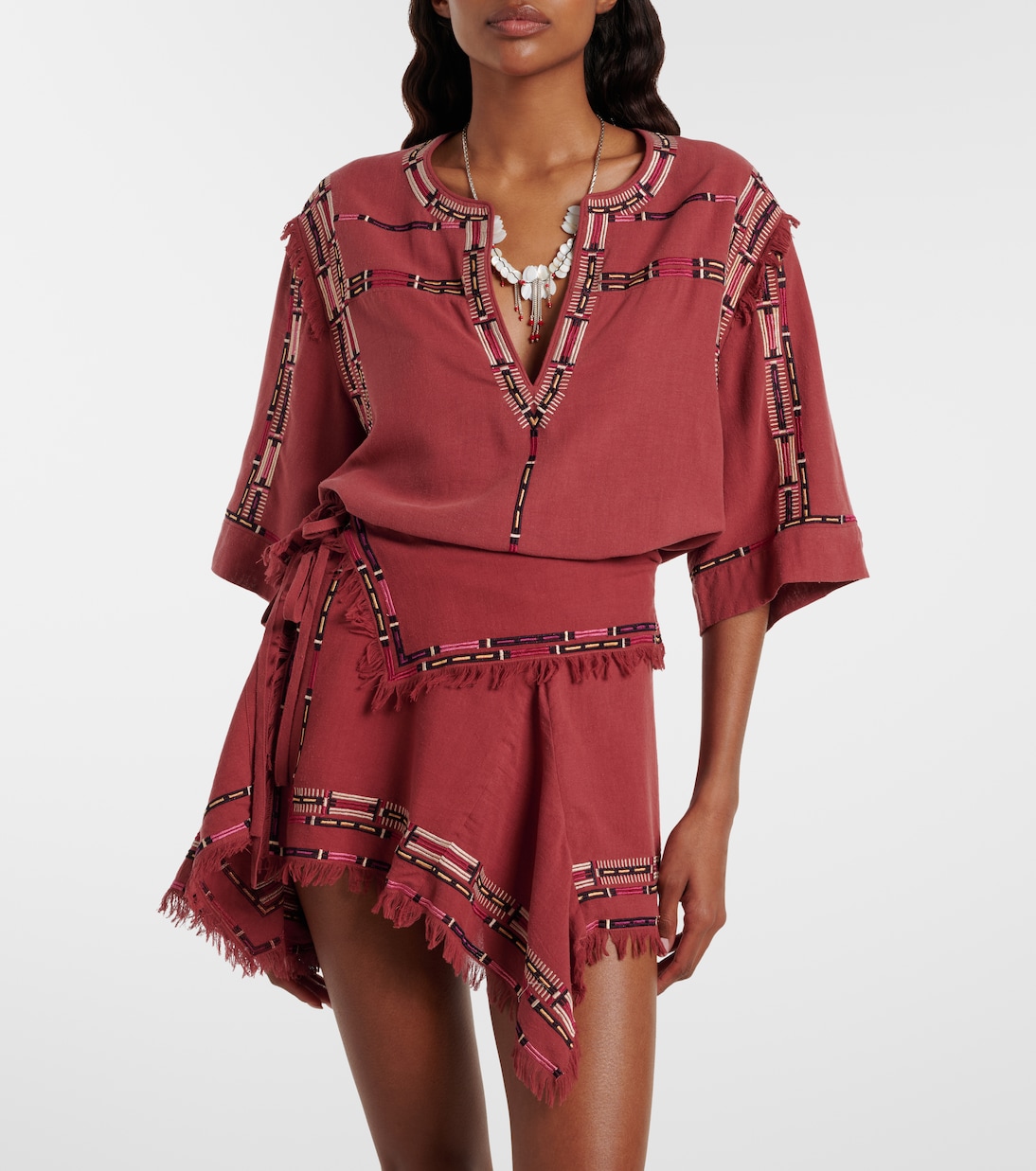 Fiosa embroidered silk blouse | Isabel Marant