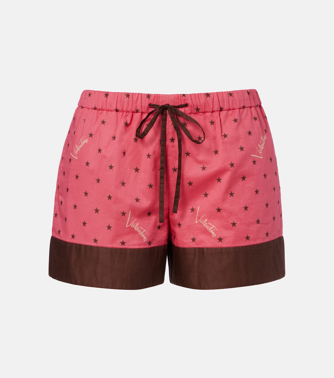 Printed cotton shorts | Valentino