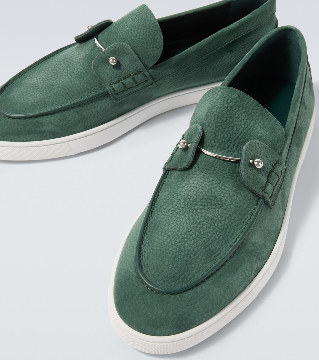 Chambeliboat leather slip-on shoes | Christian Louboutin