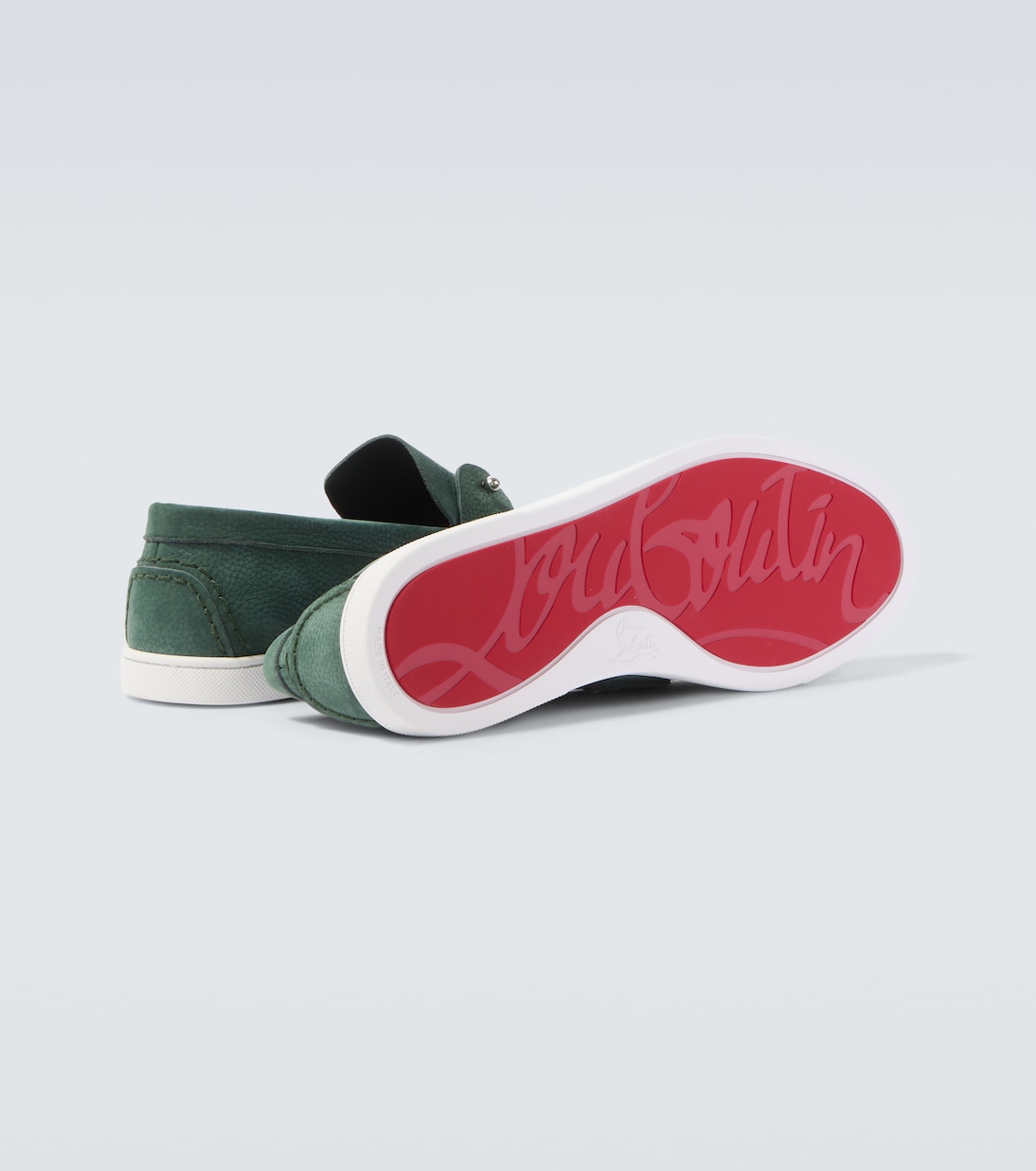 Chambeliboat leather slip-on shoes | Christian Louboutin