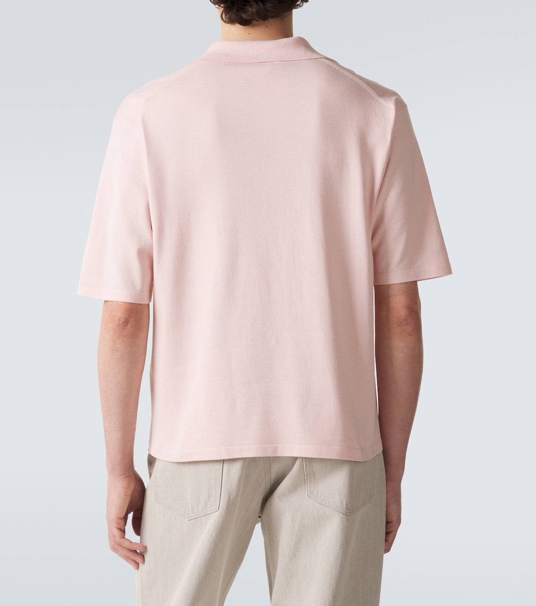 Polohemd aus Seide | Auralee