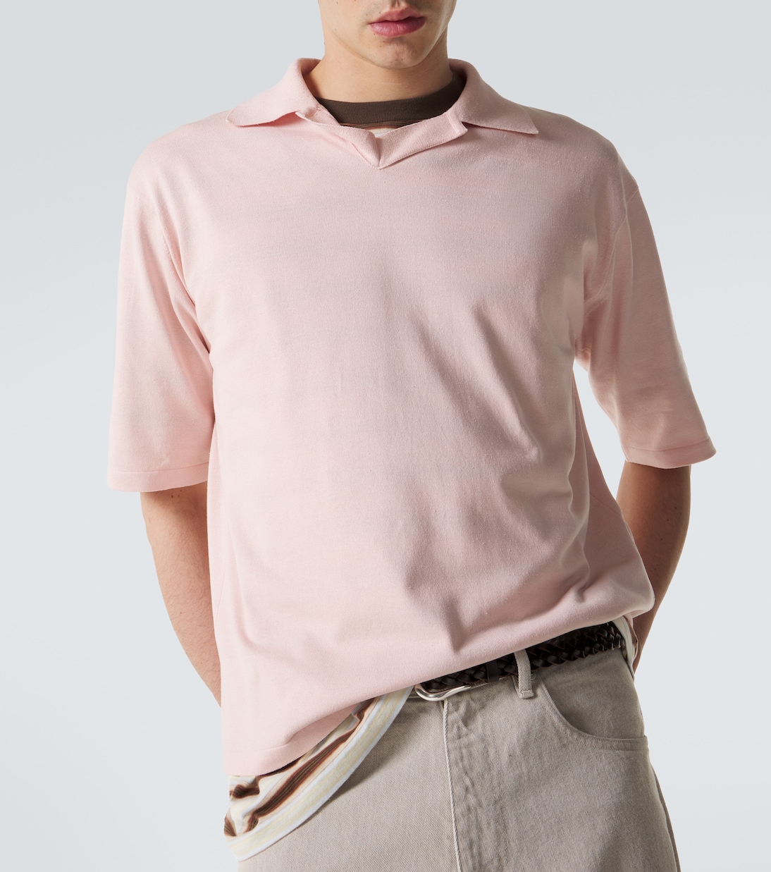 Polohemd aus Seide | Auralee